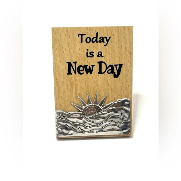 (4 for $32) GANZ Choose FOUR BNWT Wooden Inspirational Desk Signs/ and Magnet! - Picture 2 of 10